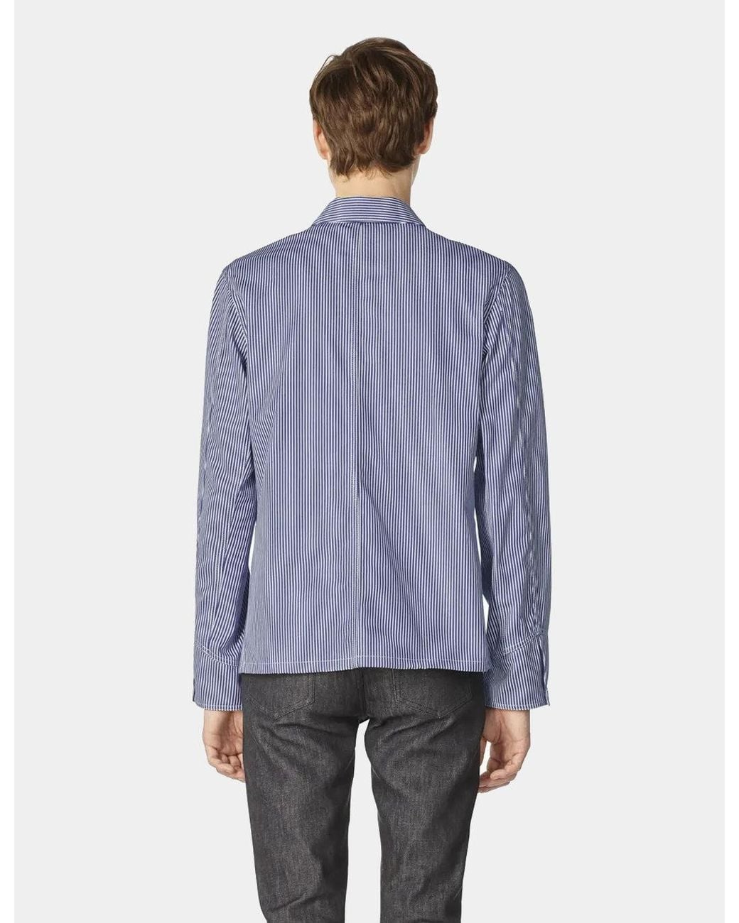 A.P.C. Blue Aaron Jacket for men