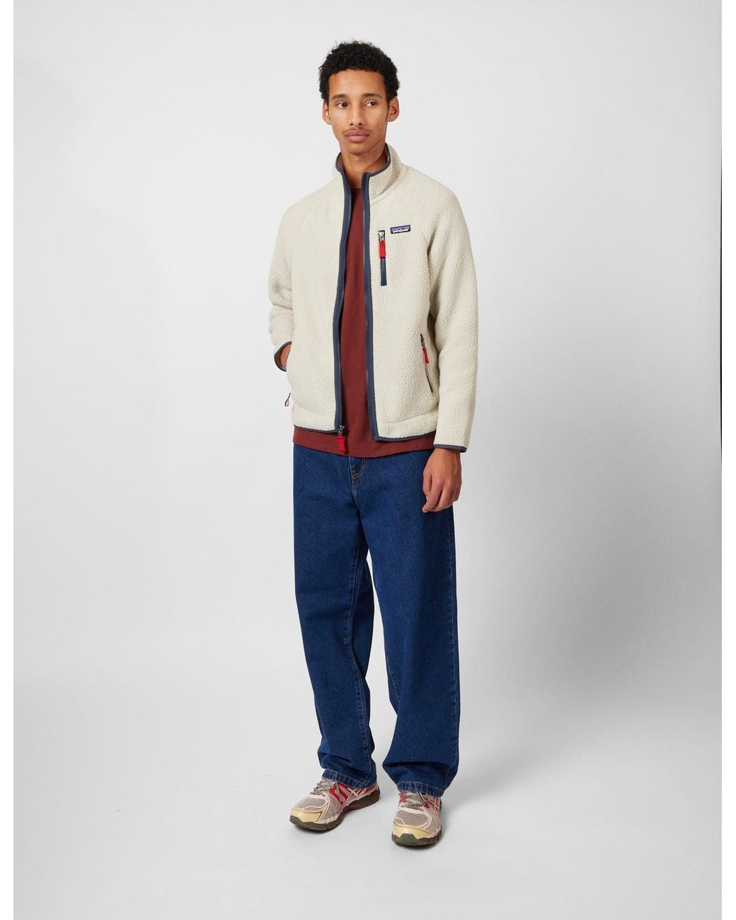 Patagonia Natural Retro Pile Fleece Jacket for men