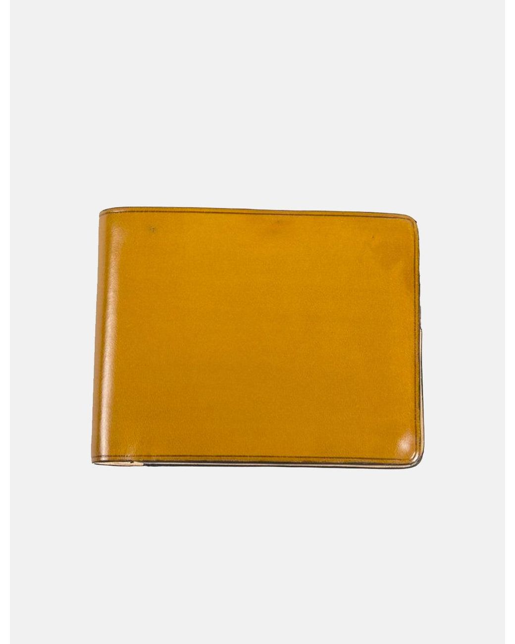 Il Bussetto Yellow Bi-Fold Wallet (Leather) for men