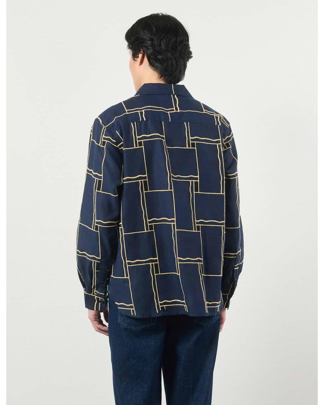 Percival Blue Verona Oversized Pearce Shirt for men