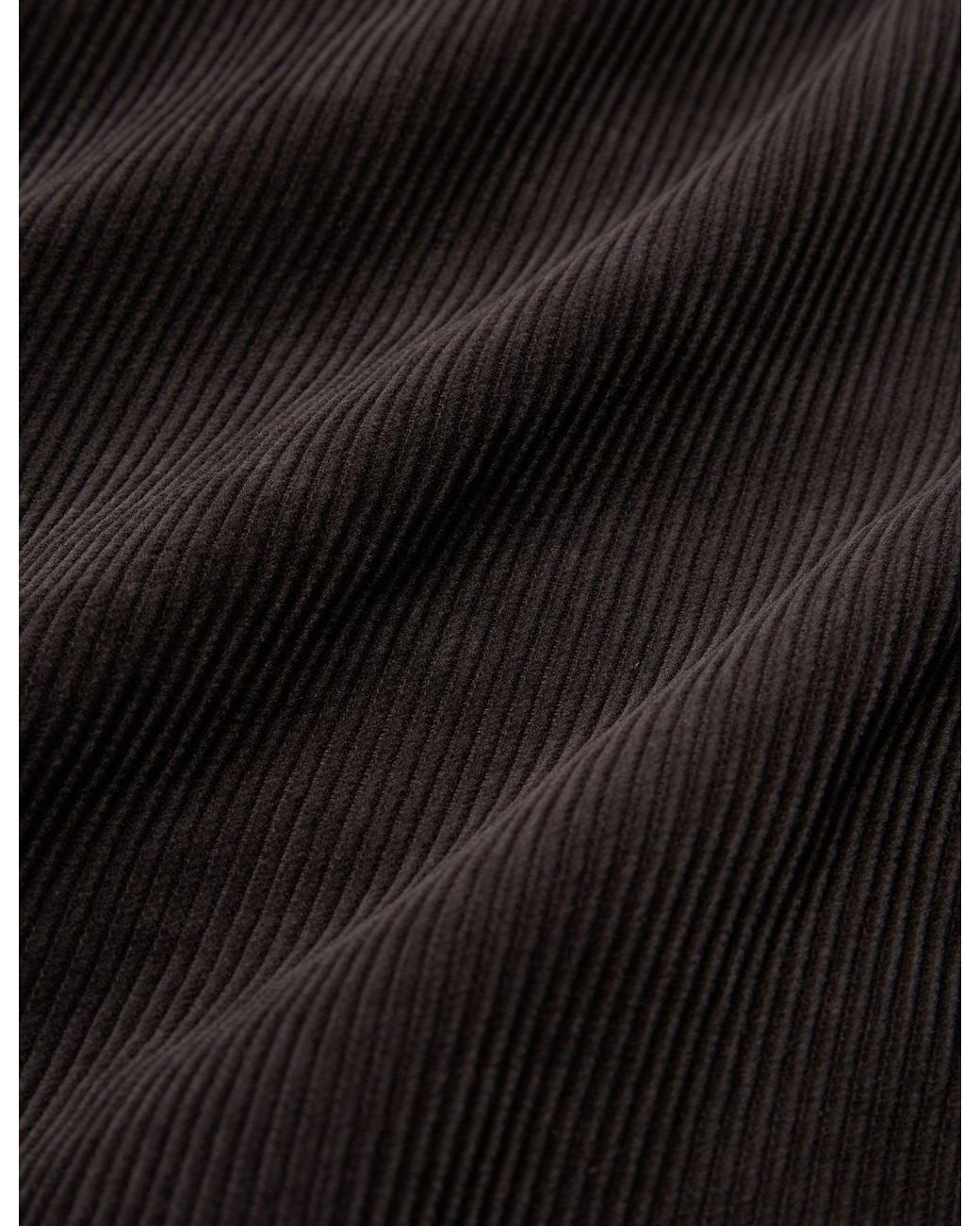 Universal Works Black Bakers Chore Jacket (Cord) for men