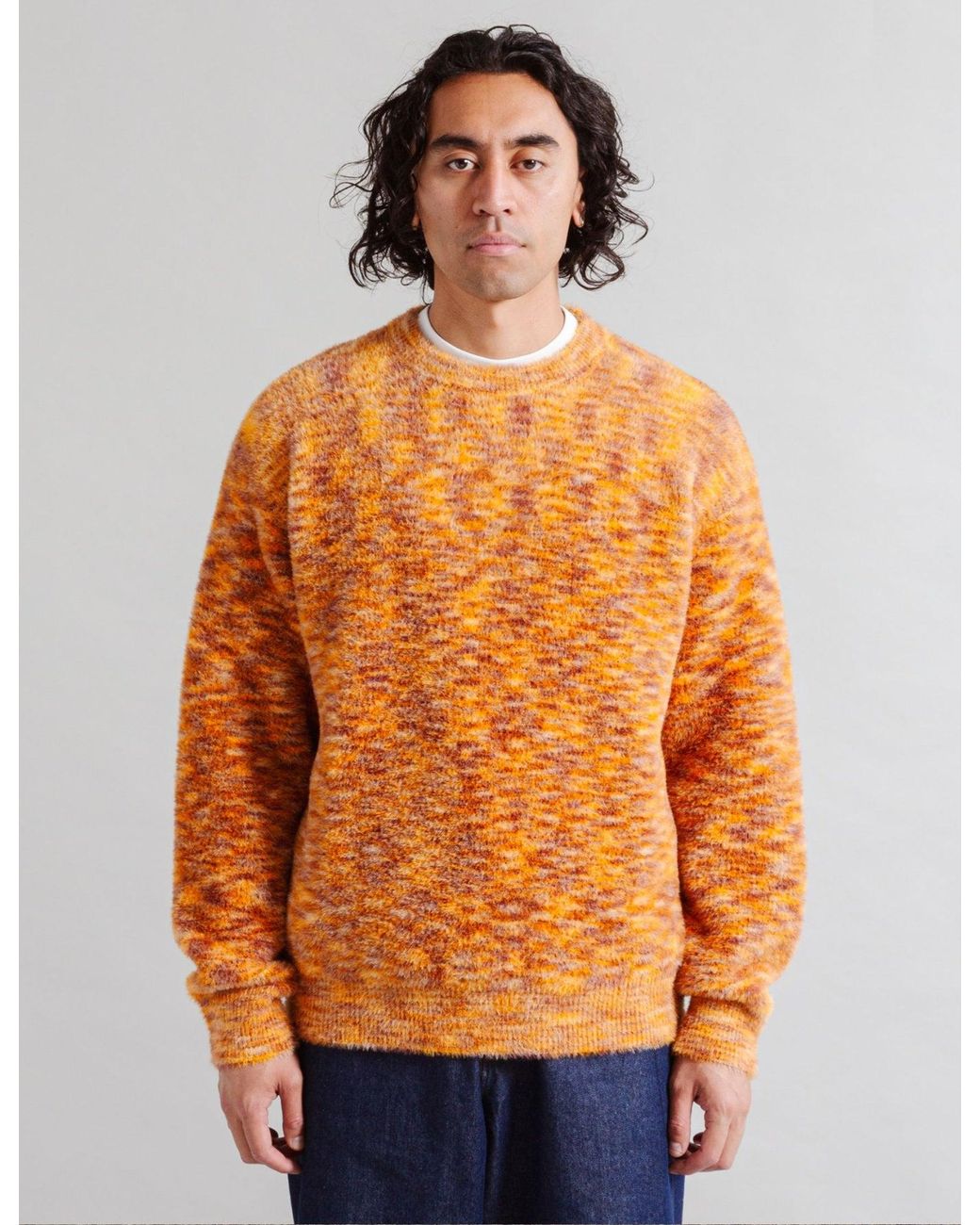 Heresy Orange Spumous Knit for men