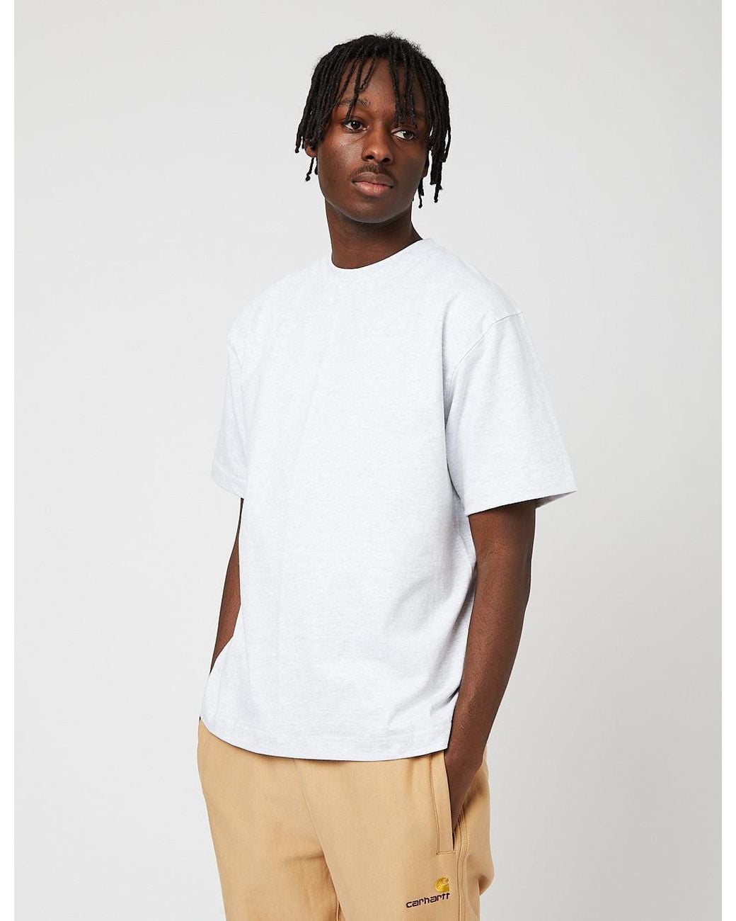 Camber USA White 301 T-Shirt (8Oz Cotton) for men