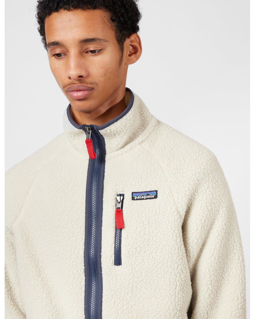 Patagonia Natural Retro Pile Fleece Jacket for men