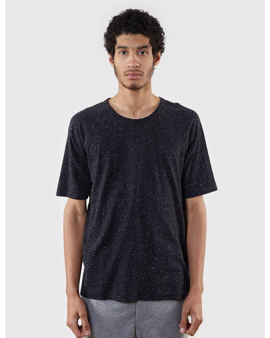 Folk Blue Folk Nep T-Shirt for men