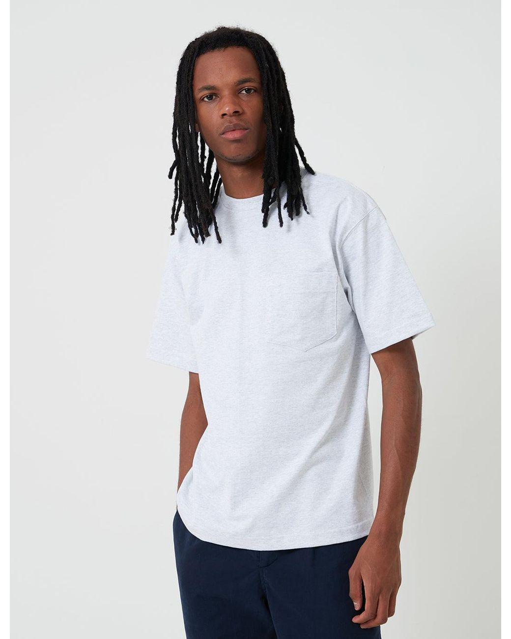 Camber USA White Camber Pocket T-Shirt (8Oz) for men