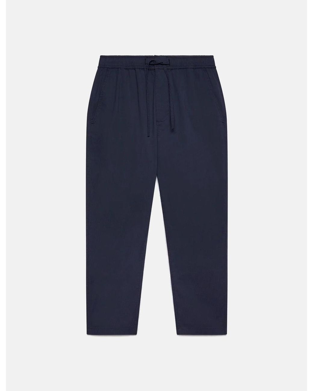 Wax London Blue Kurt Organic Cotton Trouser (Tapered) for men