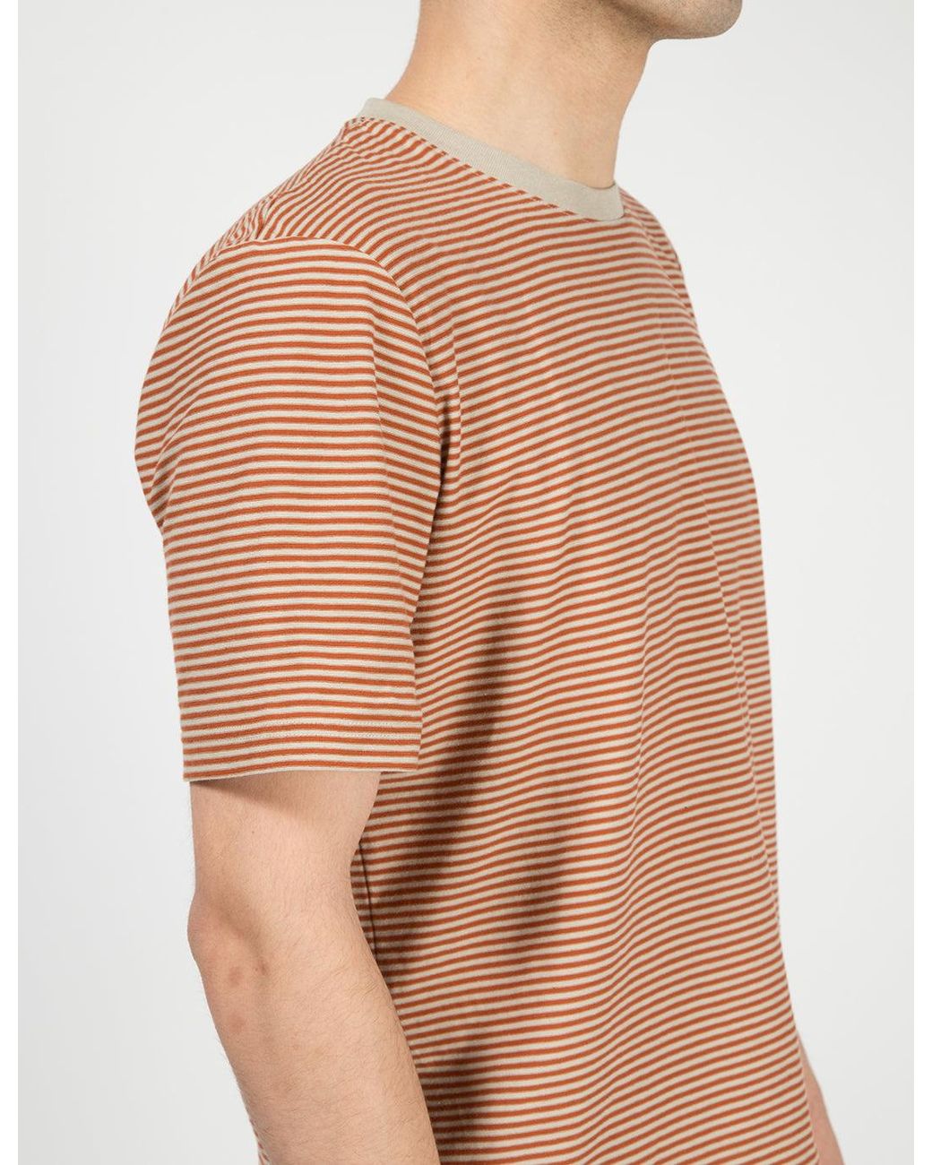 Folk Natural Folk 1X1 Stripe Tee for men