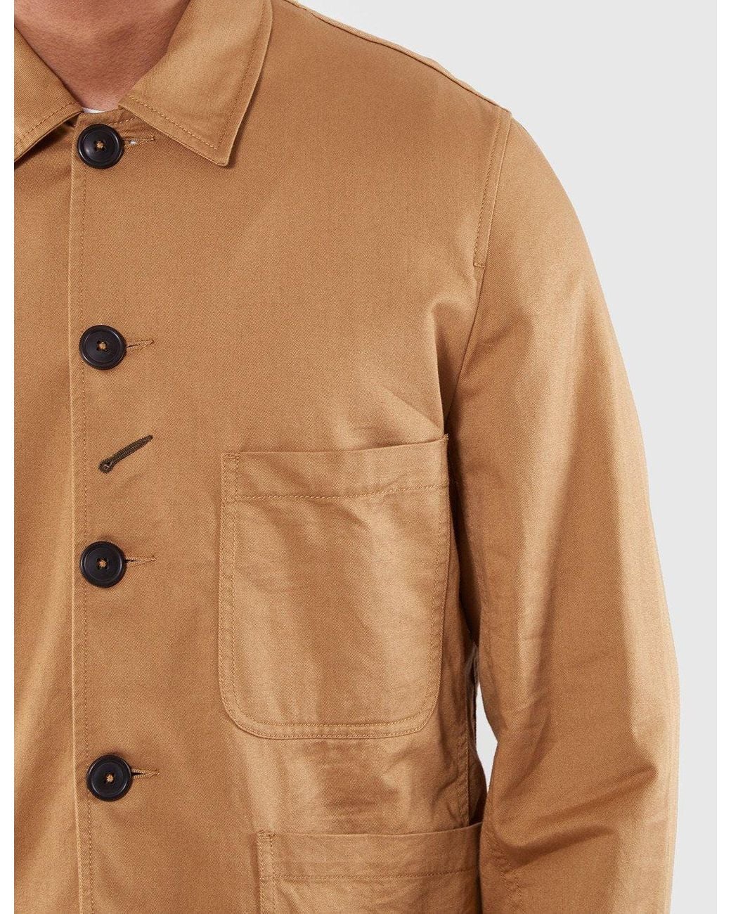 Universal Works Natural Bakers Jacket for men
