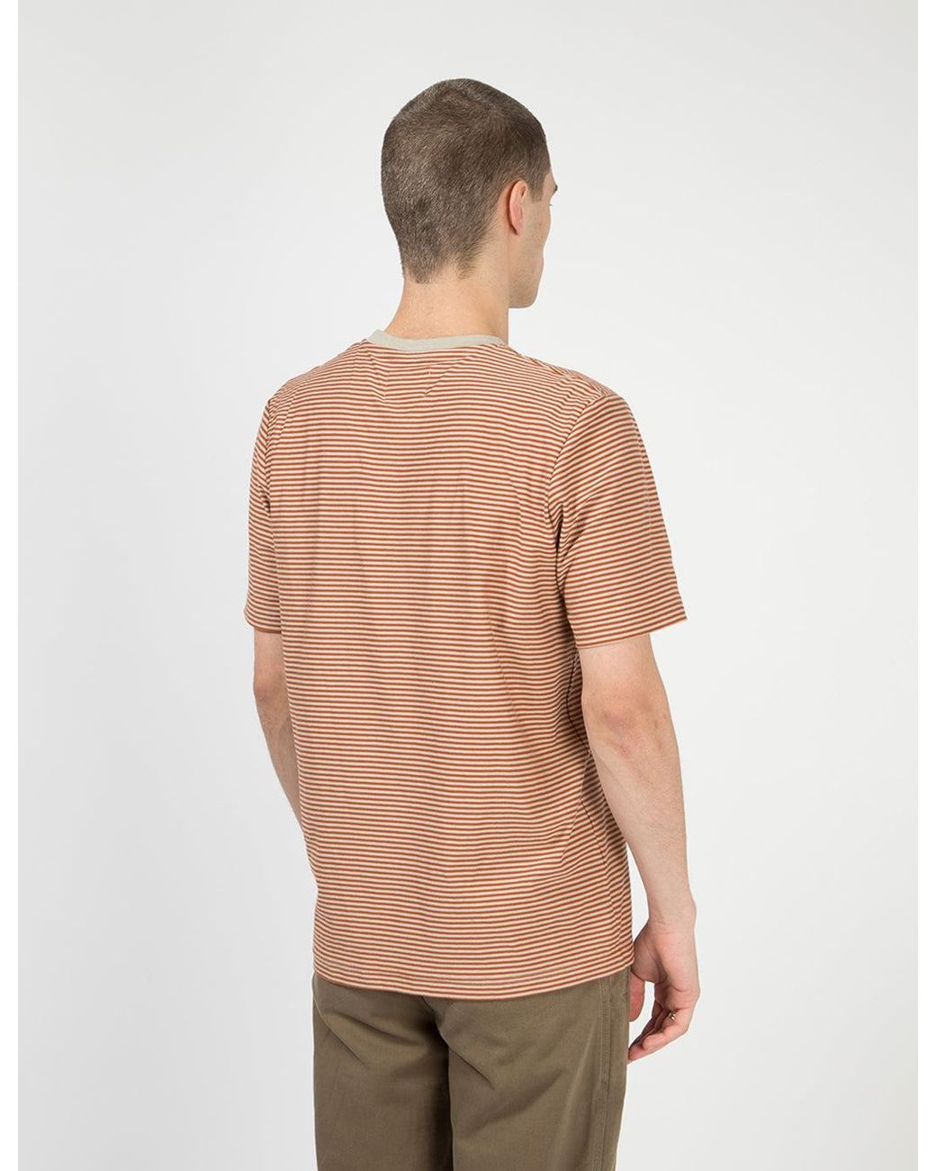 Folk Natural Folk 1X1 Stripe Tee for men