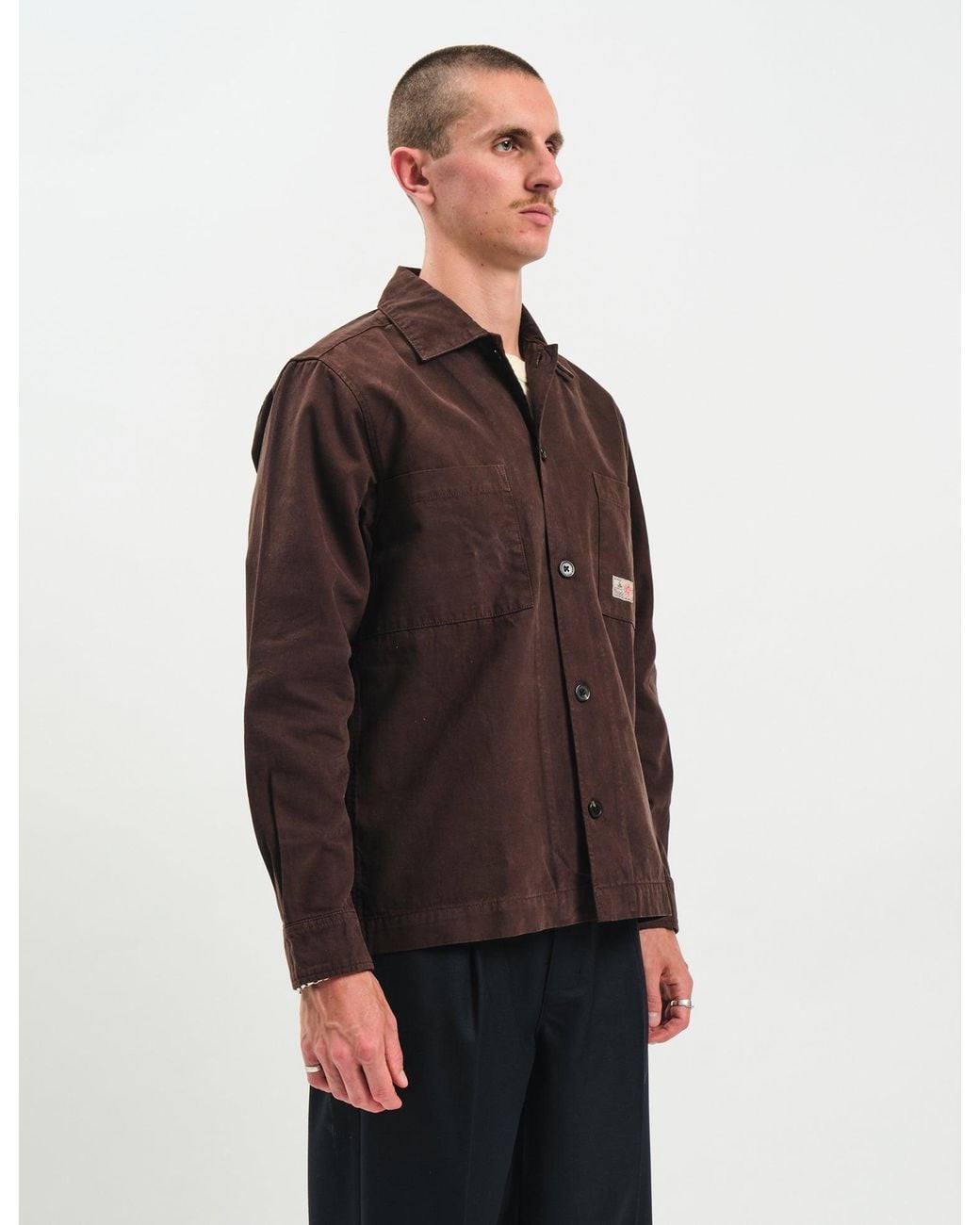 BHODE Brown Hunting Overshirt (Twill) for men