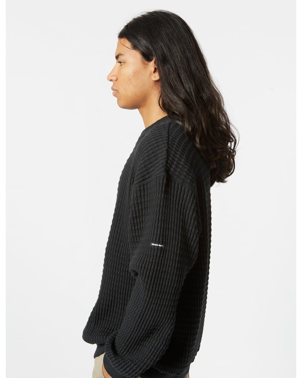 Manastash Black Snuggle Snug Therma Sweatshirt for men