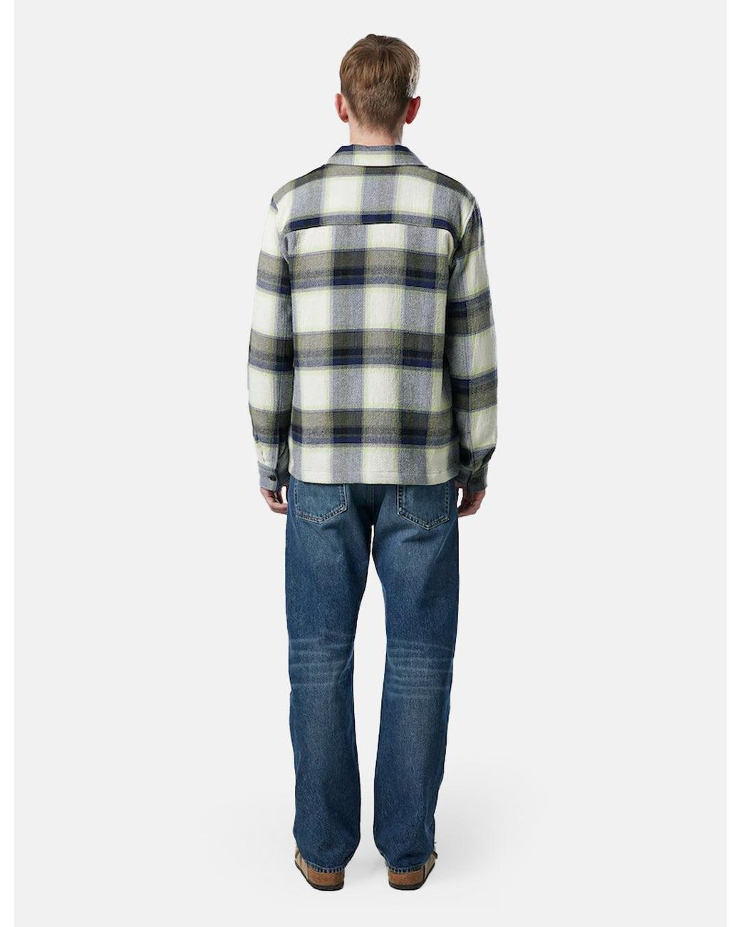 NN07 Gray Wilas Overshirt for men