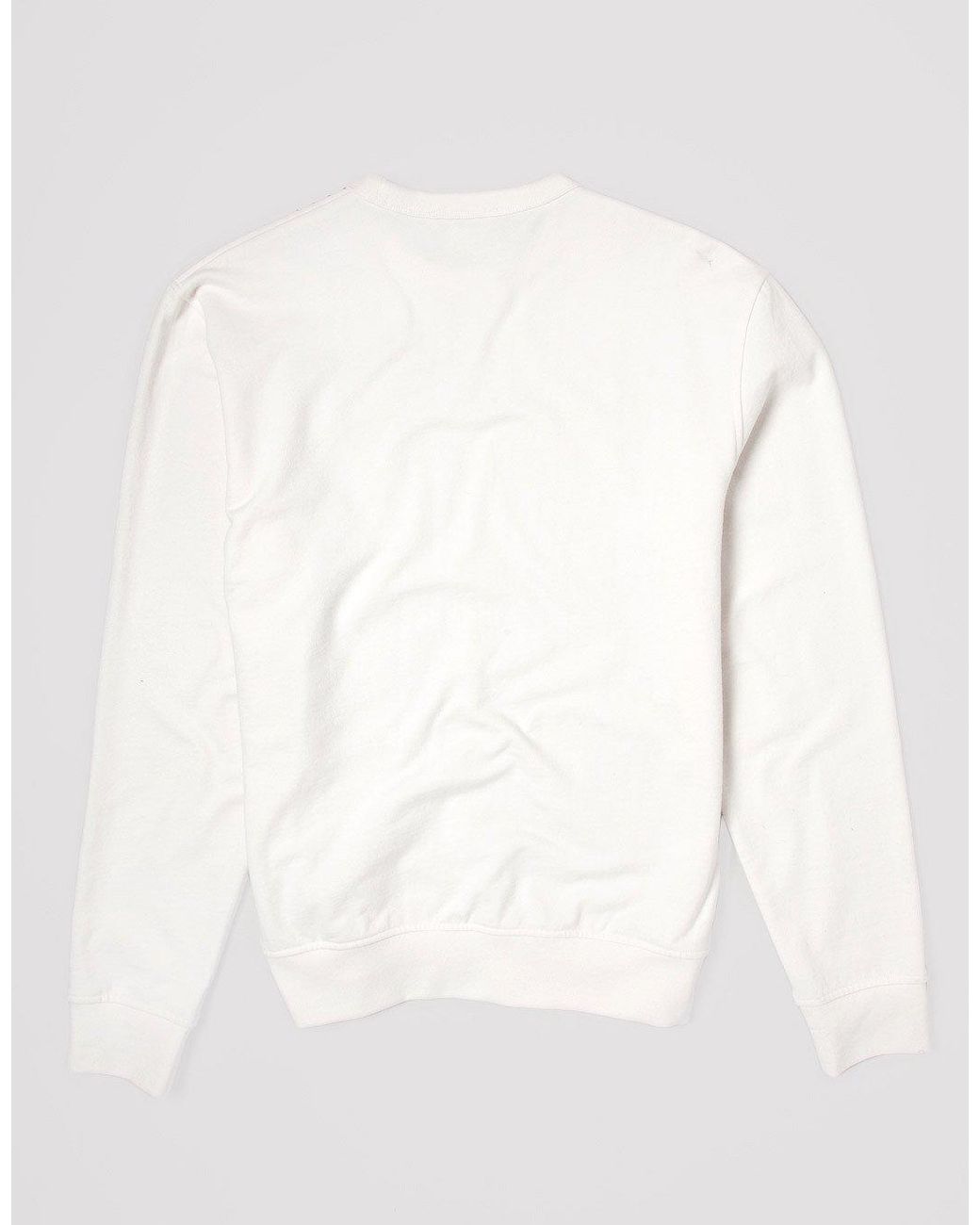 YMC White Chain Panel Sweatshirt for men