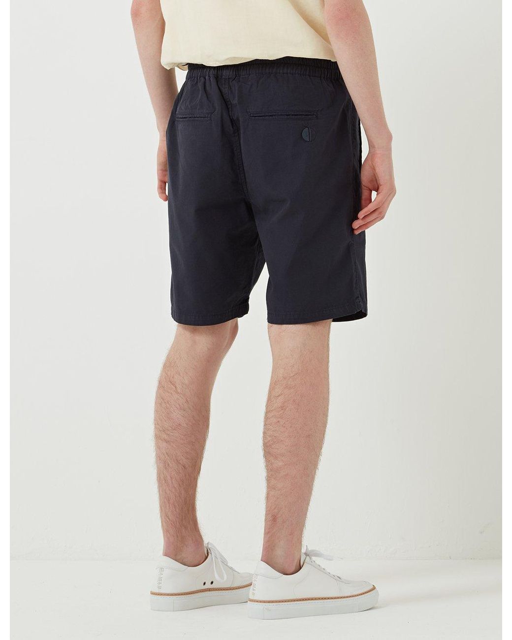 Folk Blue Folk Drawcord Shorts for men