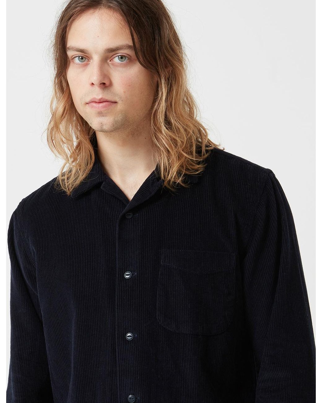 Bellerose Black Golsh Overshirt for men