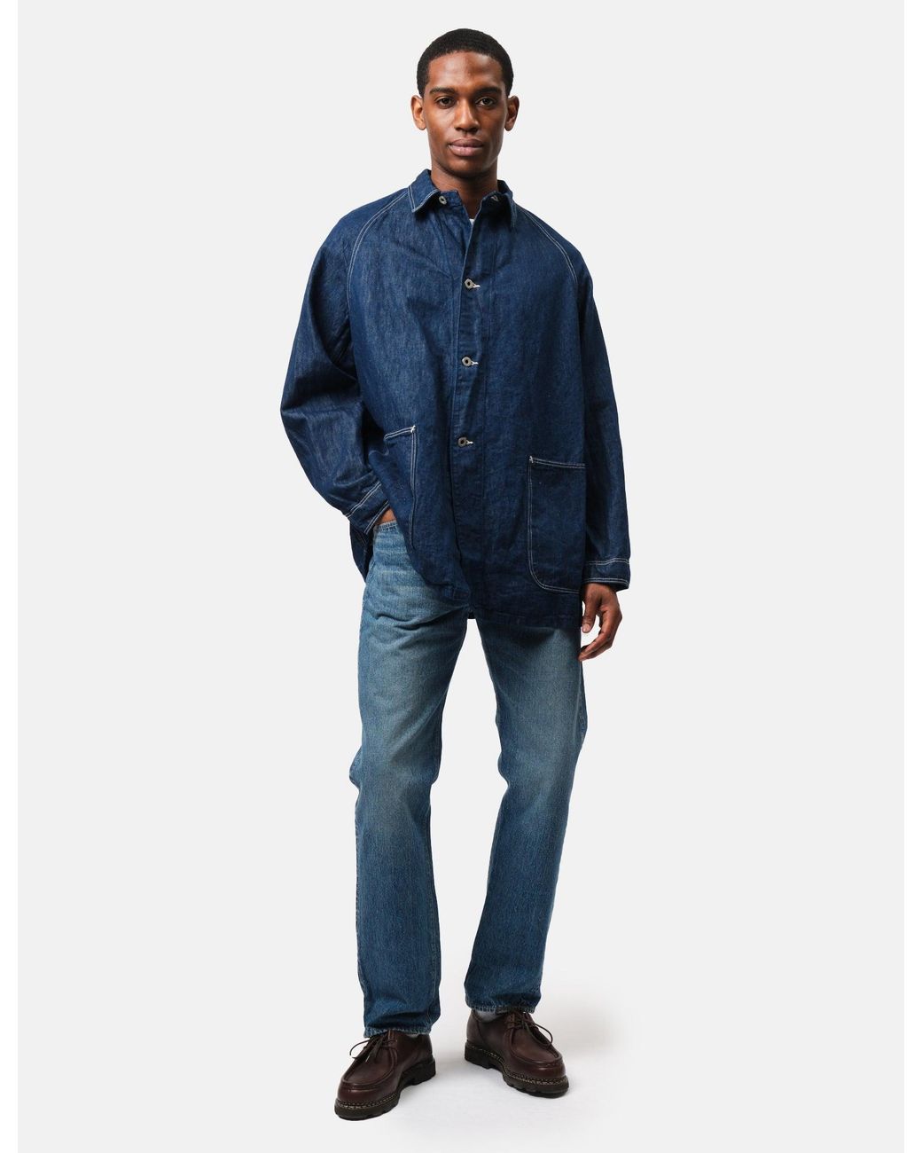 Orslow Blue 105 Standard Selvedge Denim for men