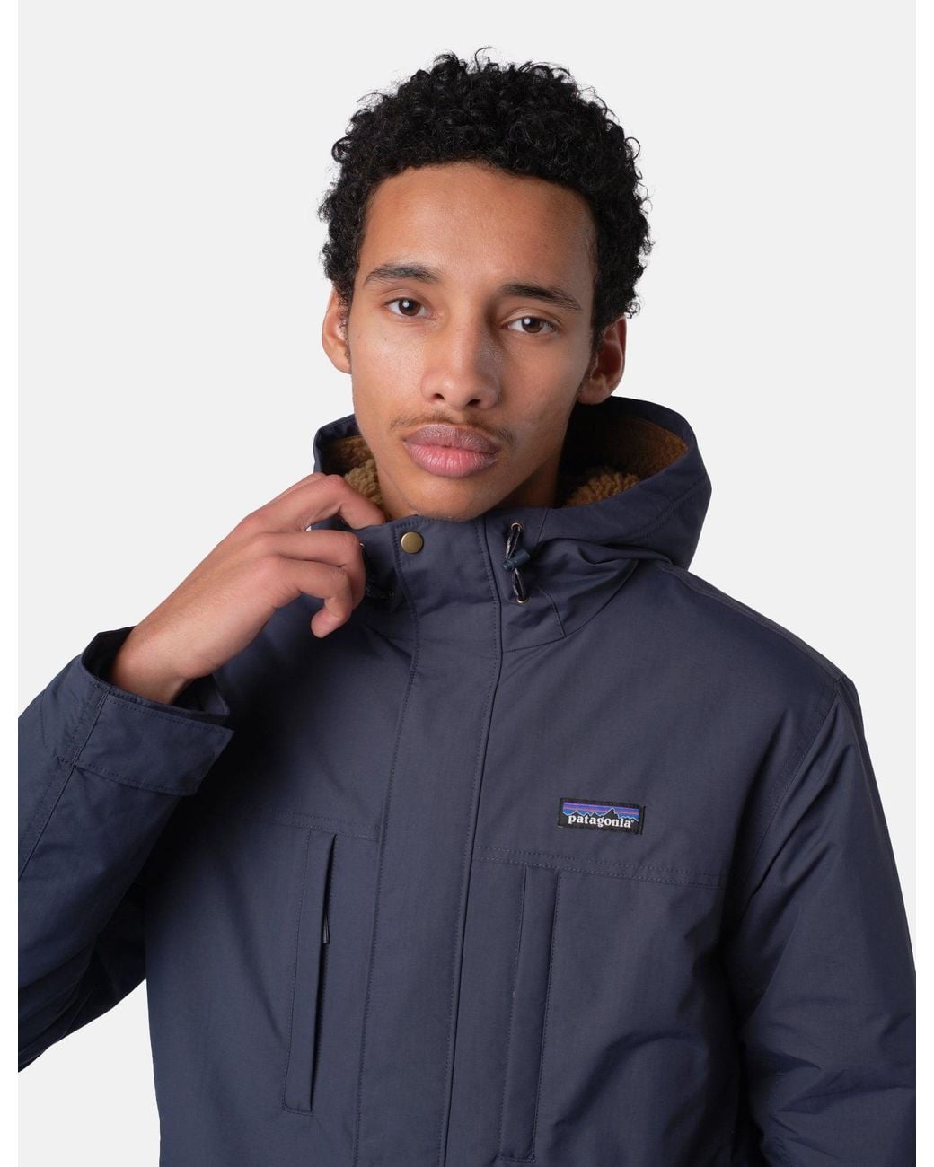 Patagonia Blue Isthmus Parka Jacket for men