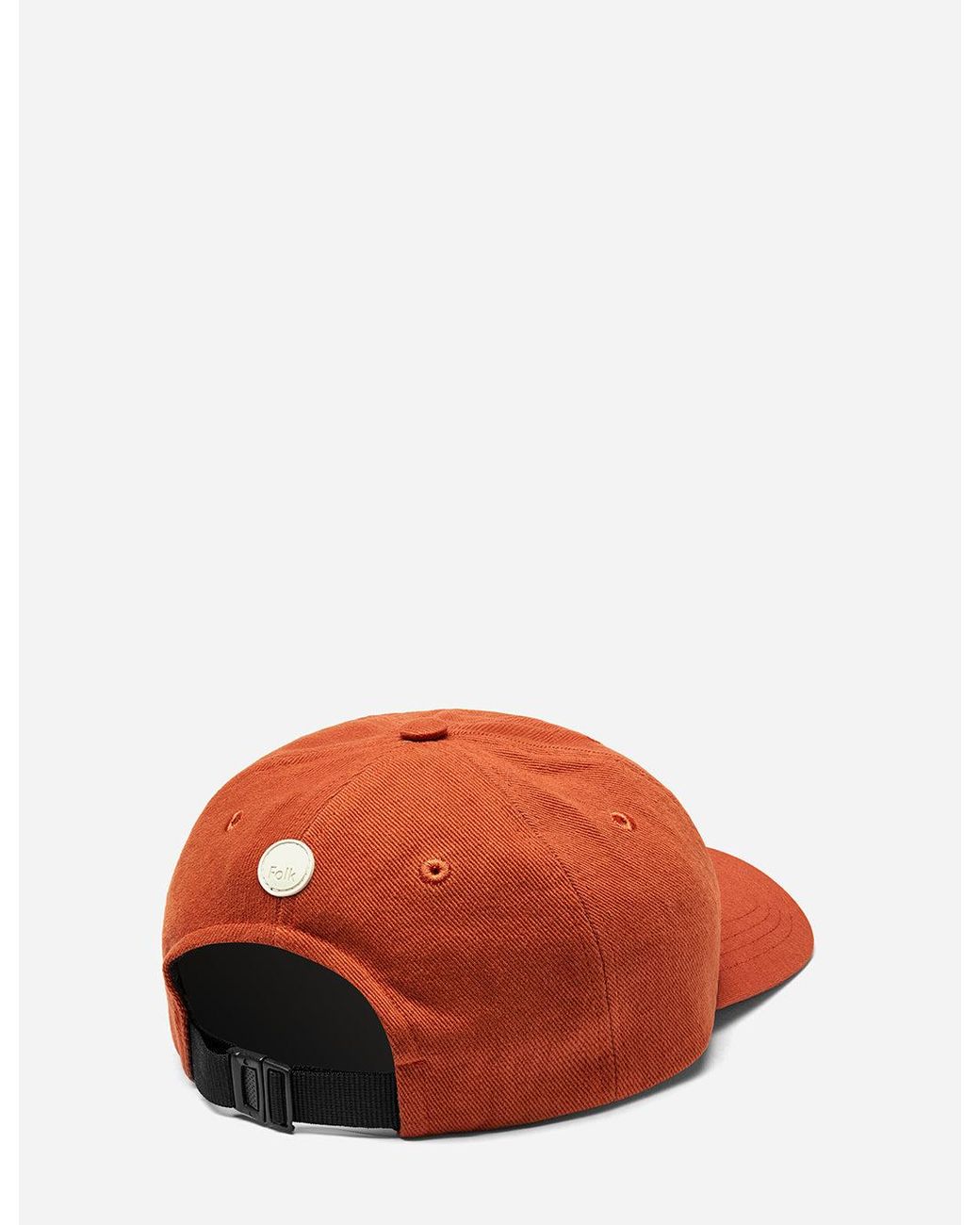 Folk Orange Folk 6-Panel Cap (Cotton Twill) for men