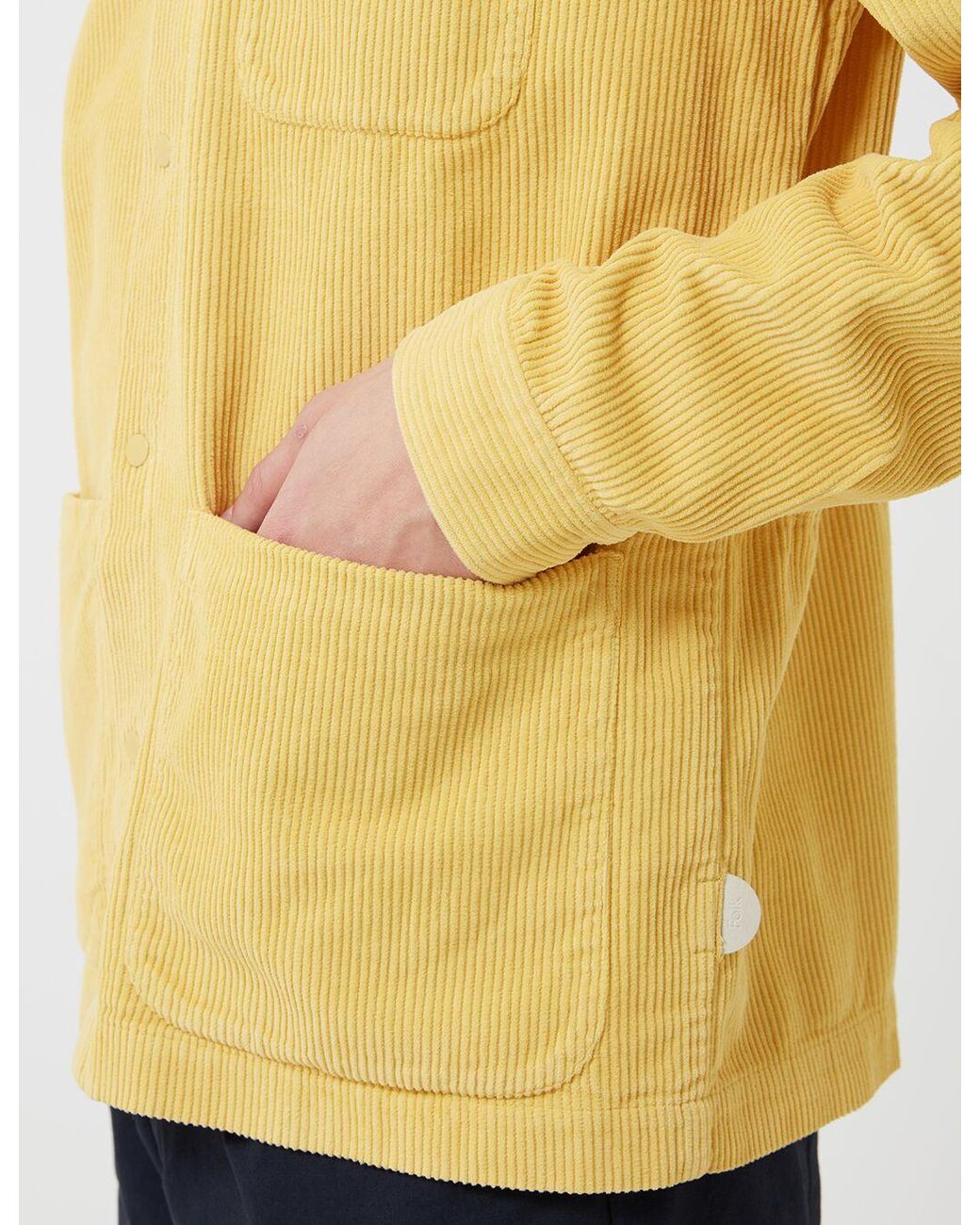 Folk Yellow Folk Assembly Jacket (Corduroy) for men