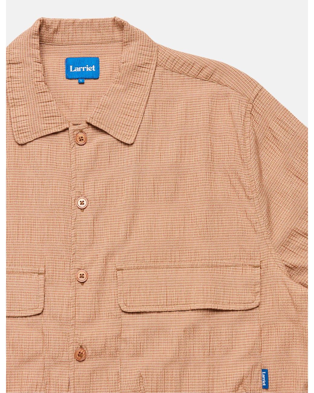 Larriet Blue Kendalls Short Sleeve Shirt for men