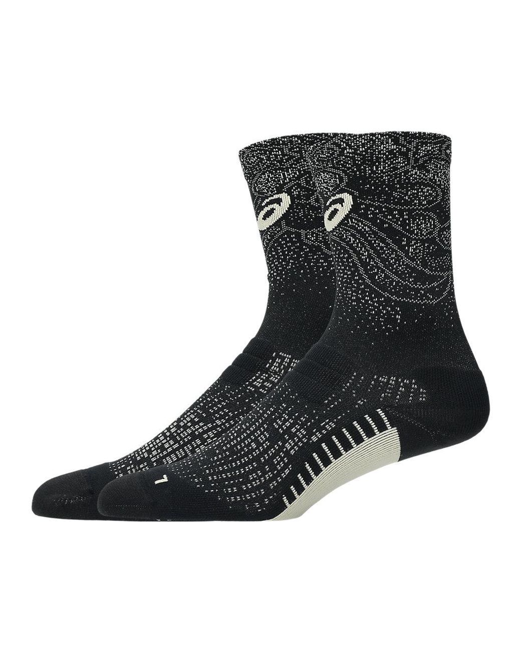 Asics Performance Run Crew Sock in het Black voor heren
