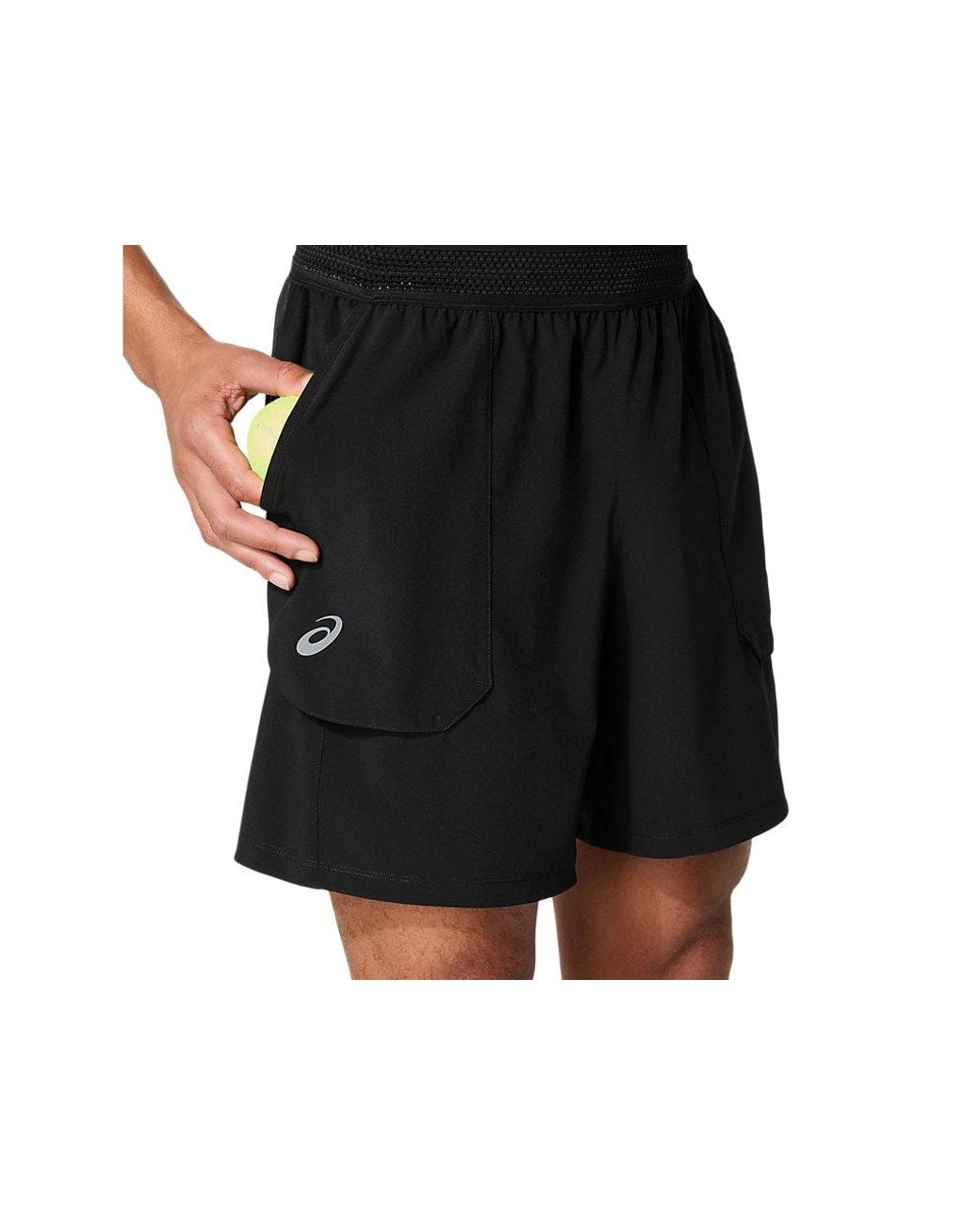 Asics Black Match 7in Short for men