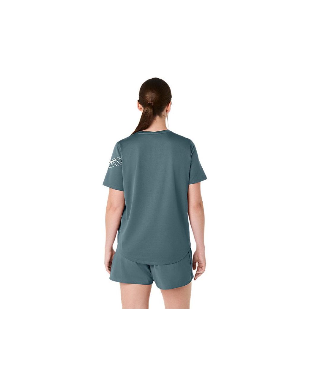Asics Blue Icon Ss Top