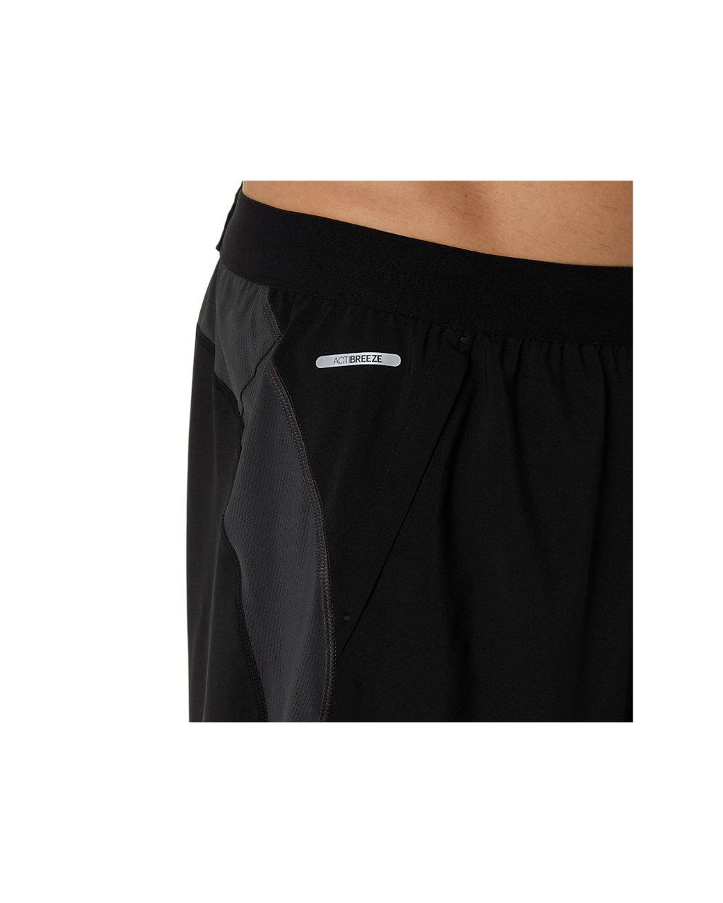 Asics Black Road 2N1 7In Short for men