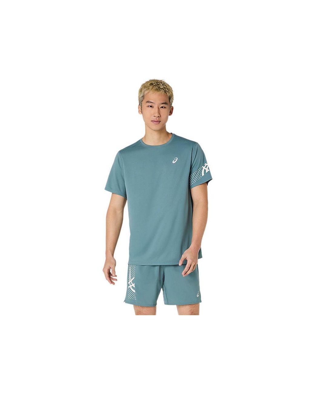 Asics Icon Ss Top in het Blue voor heren