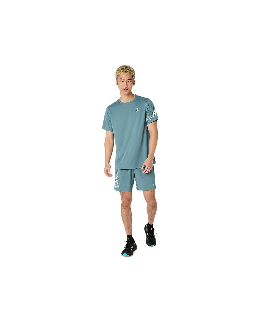Asics Icon Ss Top in het Blue voor heren