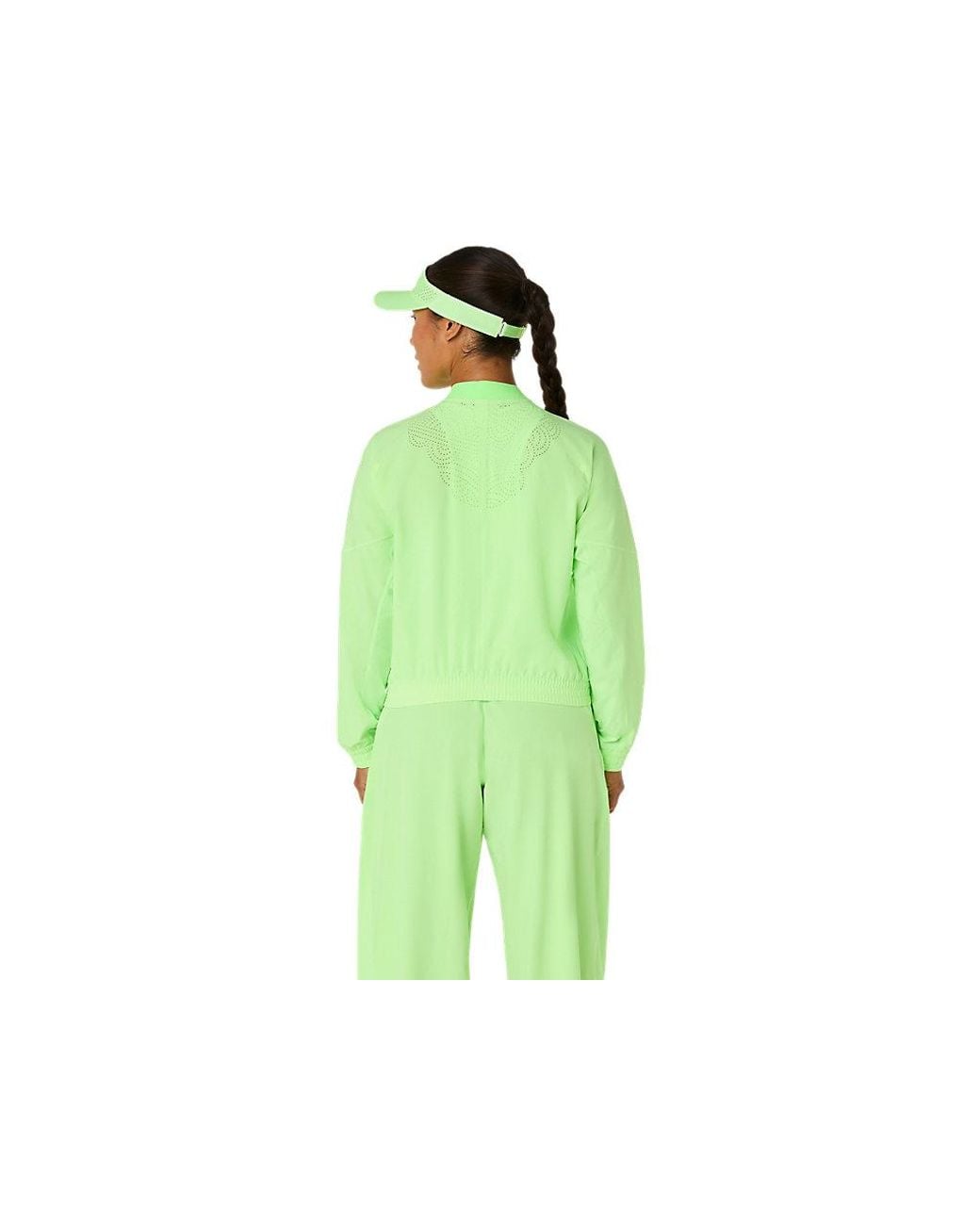 Asics Green Match Jacket
