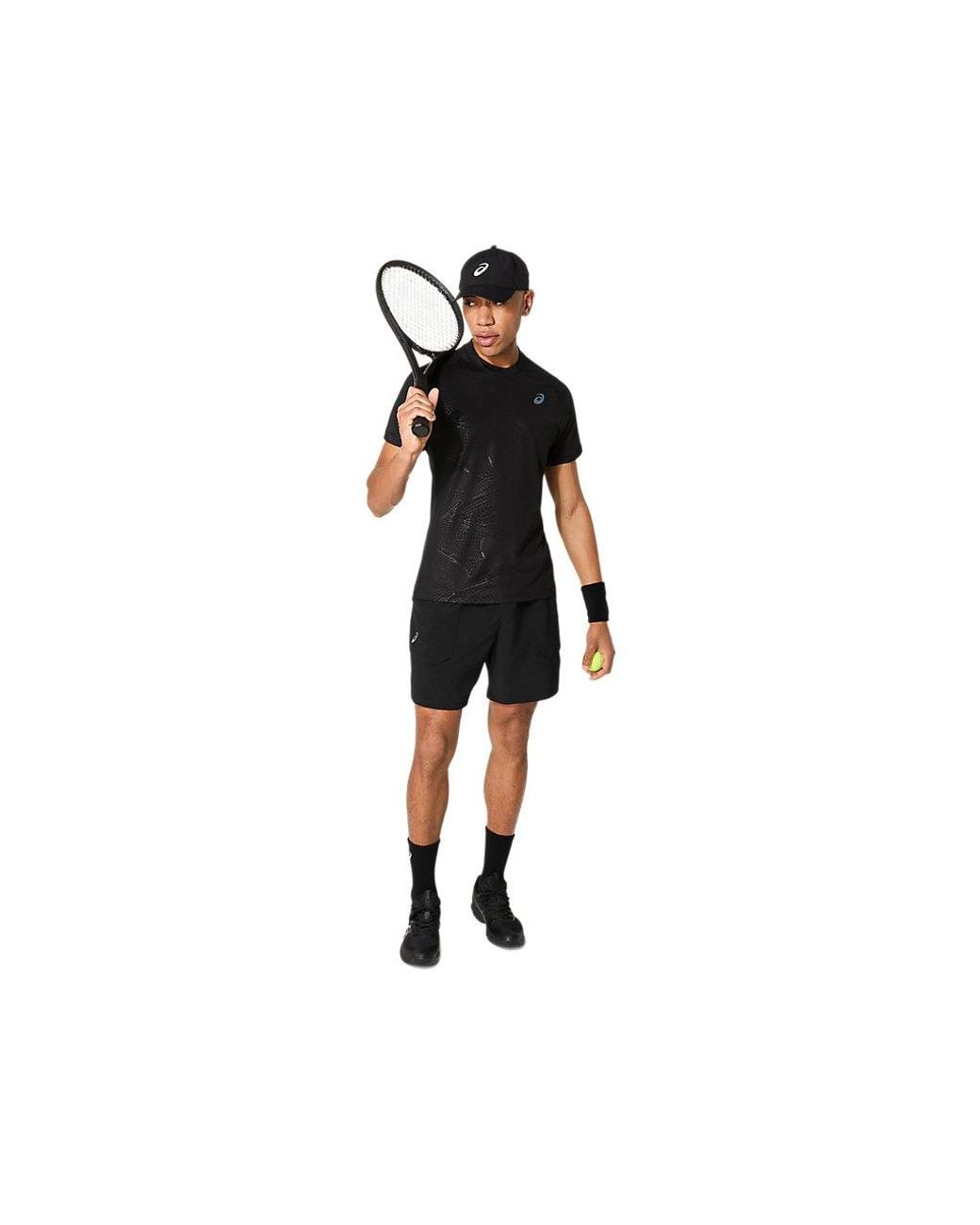 Asics Black Match 7in Short for men