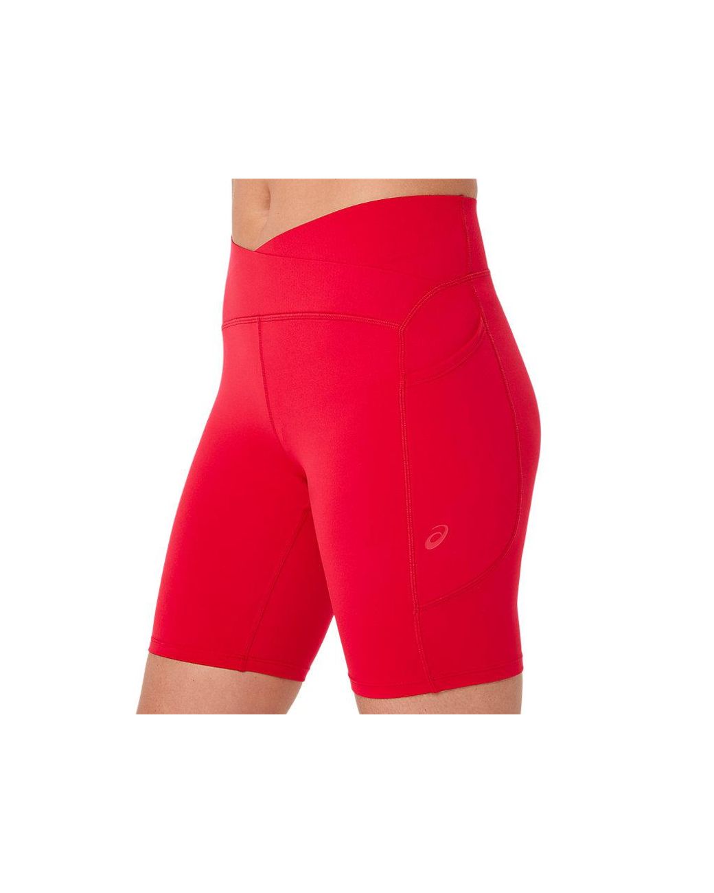 Asics Red Nagino Flex Biker Short