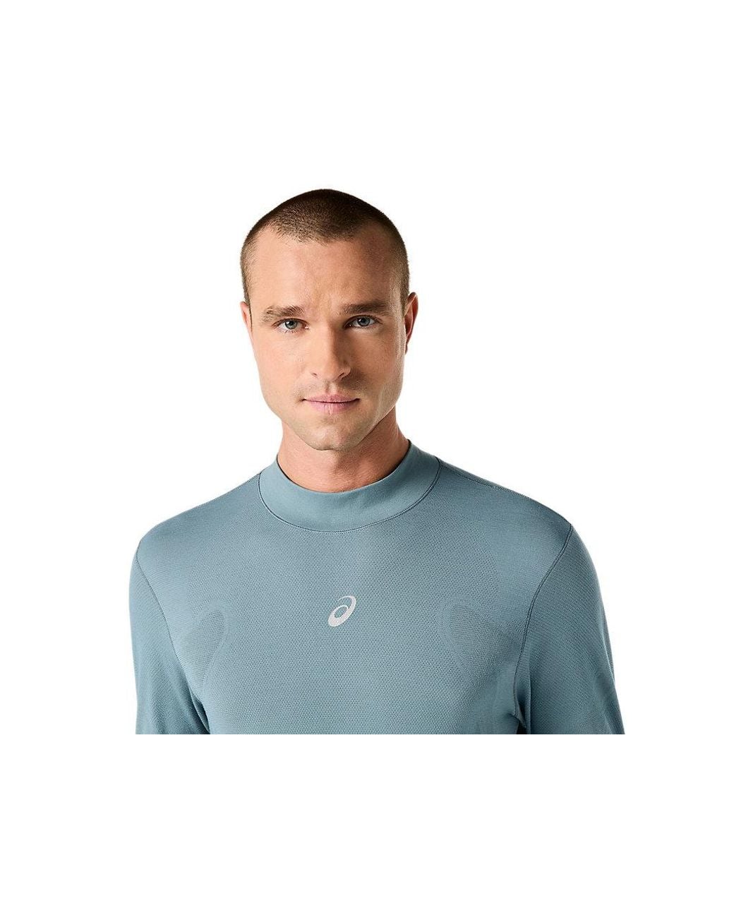 Asics Blue Road Winter Seamless Ls Top for men
