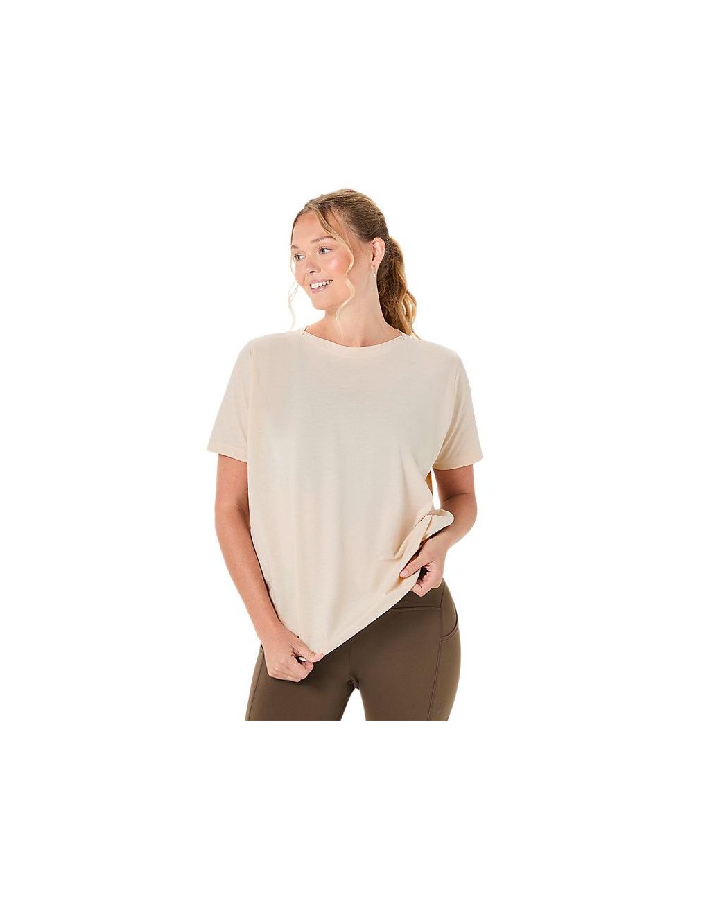 Asics Pink Nagino Oversized Short Sleeve Top
