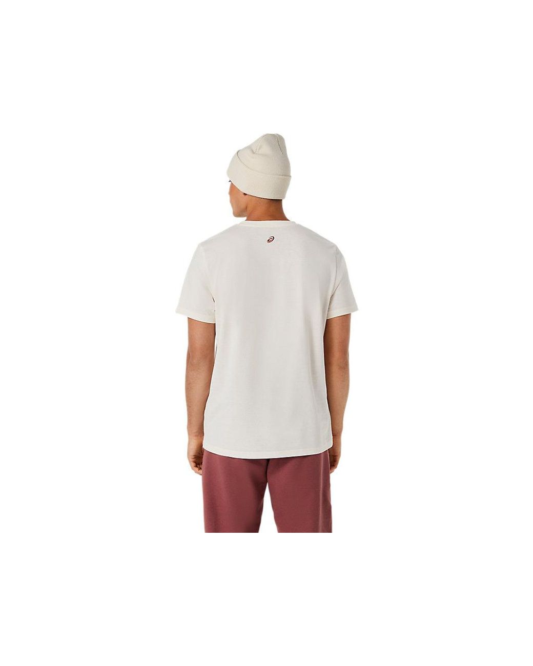 Asics Blue Chest Logo Tee for men