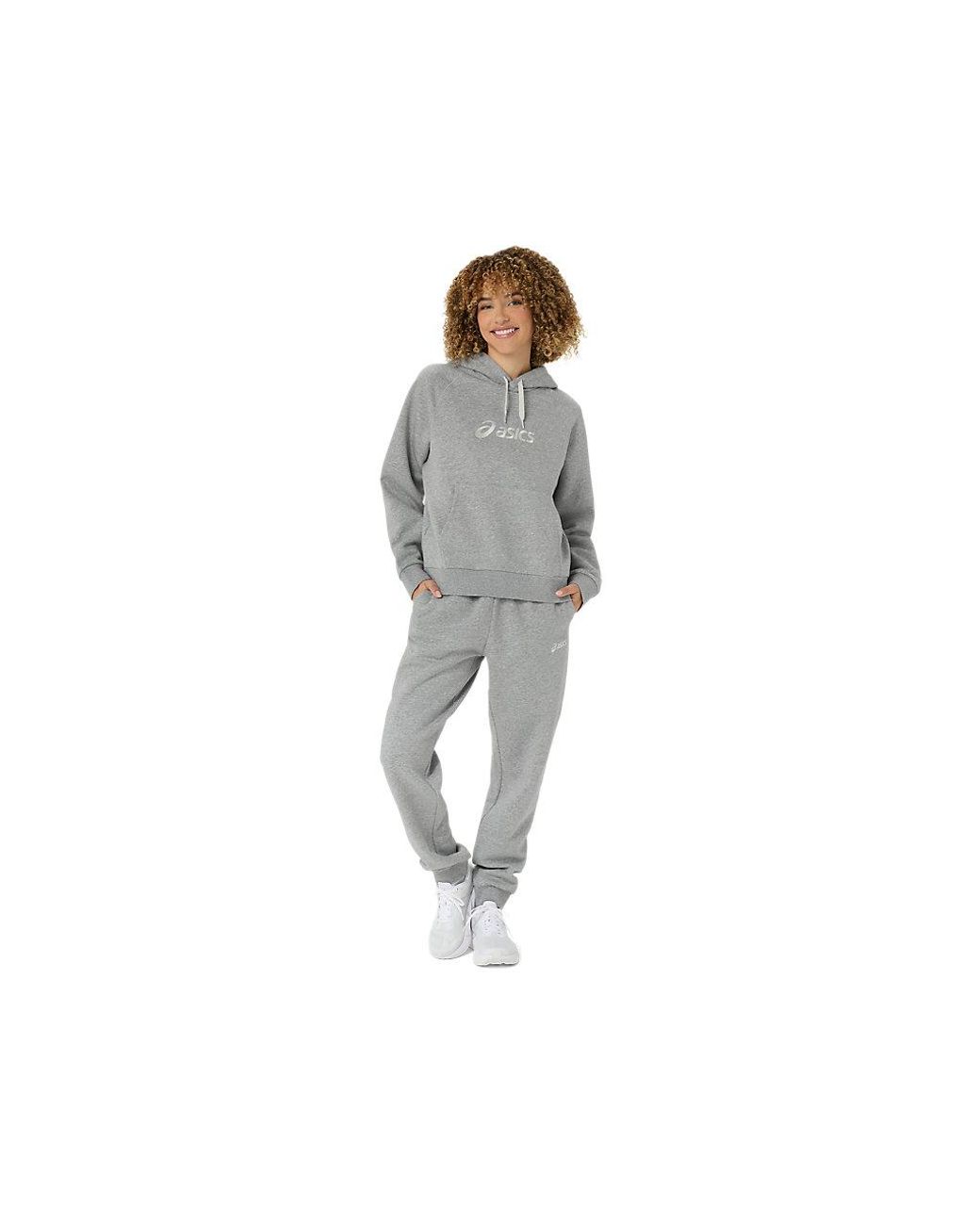 Asics Black Logo Fleece Pullover Hoodie