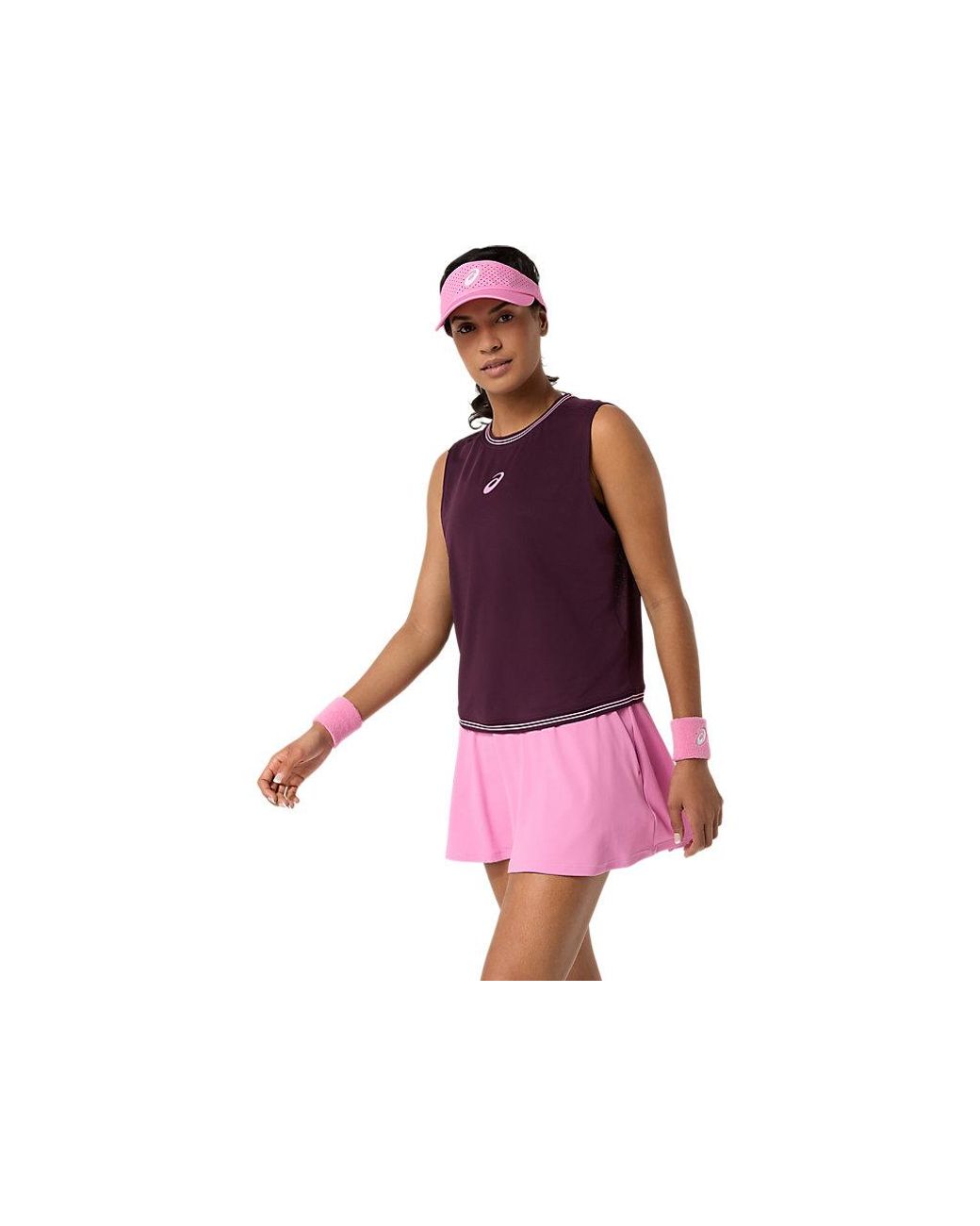 Asics Red Game Sleeveless Top