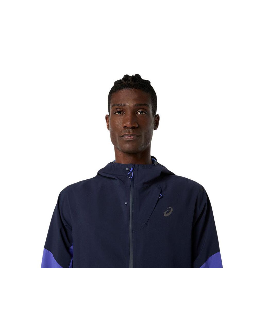 Asics Blue Metarun Legend Jacket for men