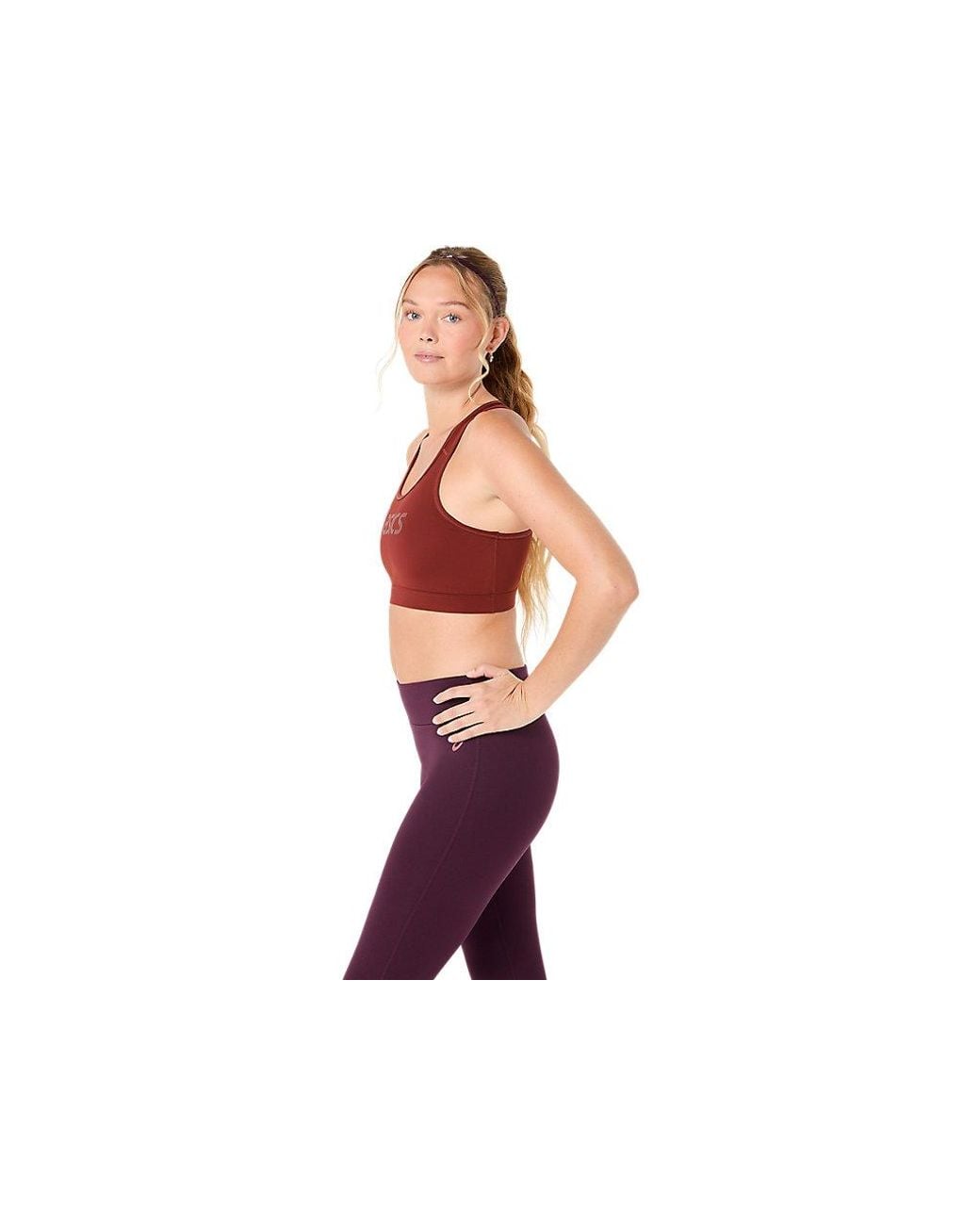 Asics Black Essential Logo Padless Bra