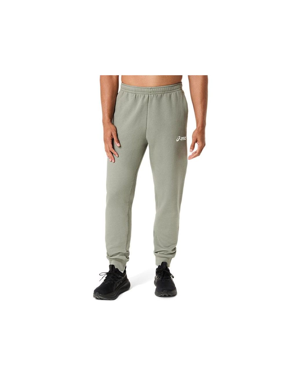 Asics Black Logo Fleece Pant for men