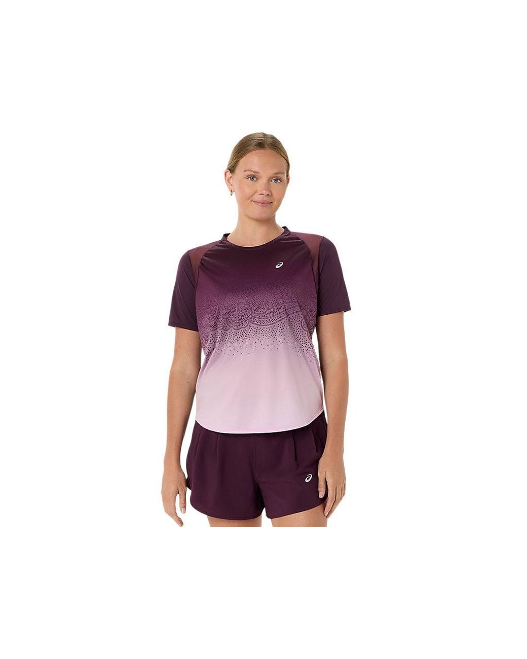 Asics Multicolor Road Fade Ss Top