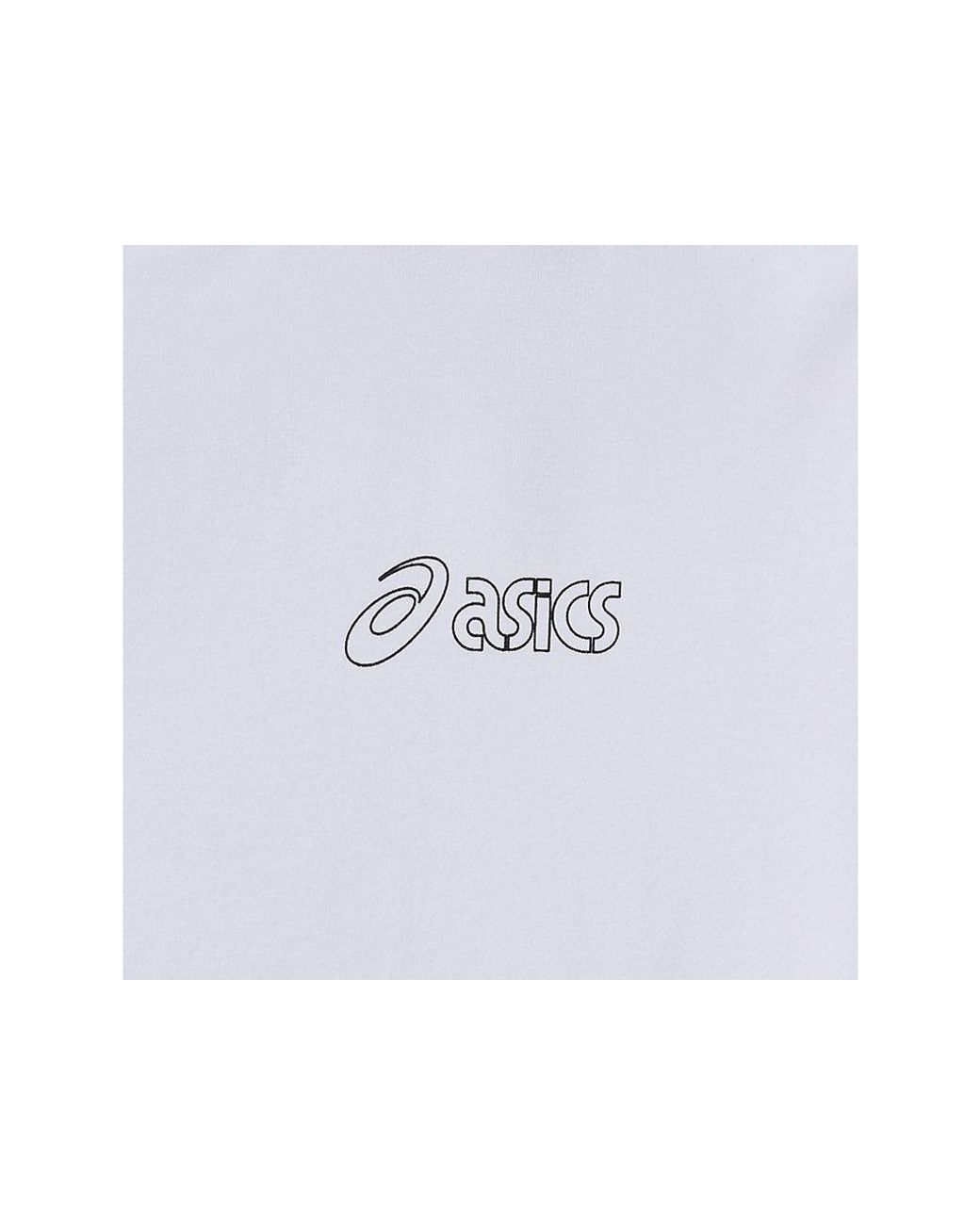 Asics White Graphic Long Sleeve Tee for men