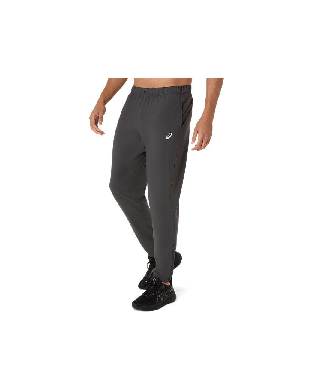Asics Black Sport Run Pant for men