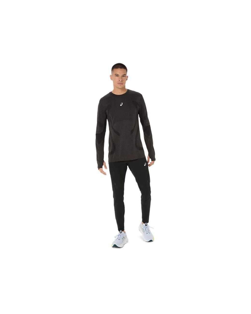 Asics Black Road Seamless Ls Top for men