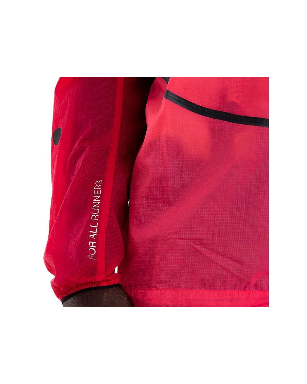 Asics Red Metarun Lightweight Jacket for men