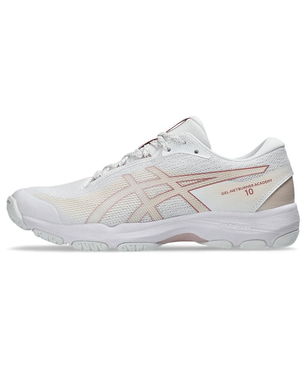 Asics White Gel-netburner Academy 10