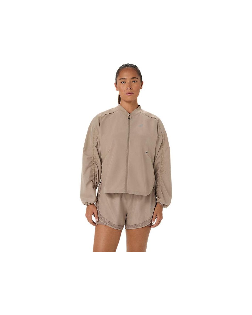 Nagino Run Adjustable Jacket di Asics in Natural