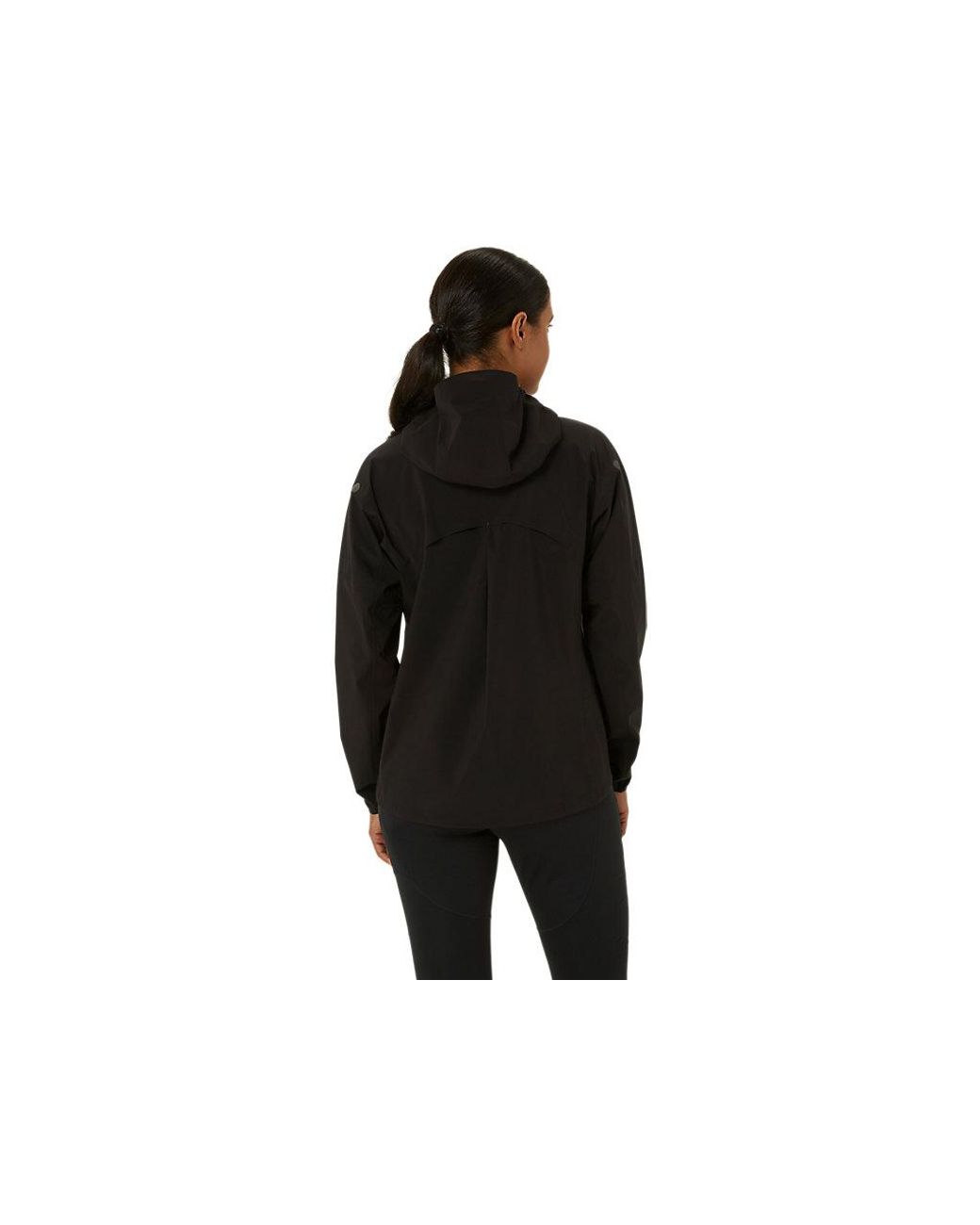 Asics Black Metarun Waterproof Jacket